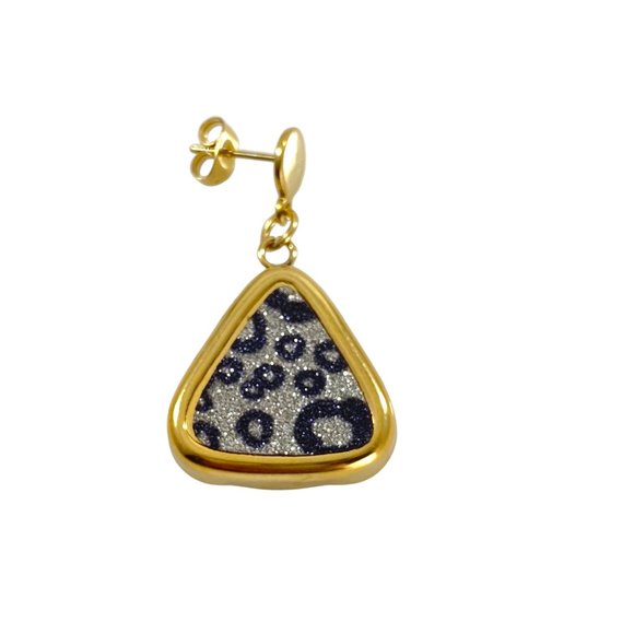 Stainless Steel Necklace Earrings Set Adjustable Length - Picture 4 of 5